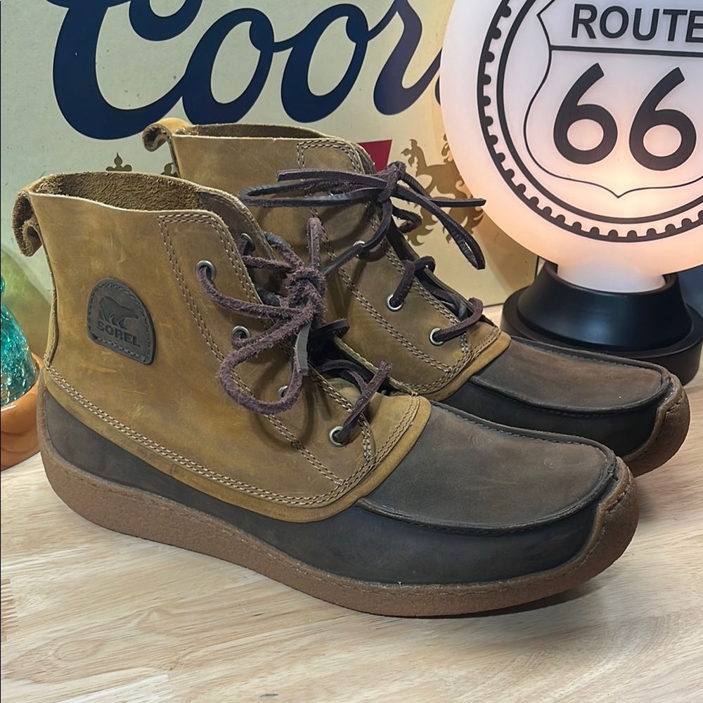Sorel Men's Brown Leather Boots | Size 9 Men’s | Boots